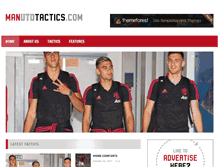 Tablet Screenshot of manutdtactics.com